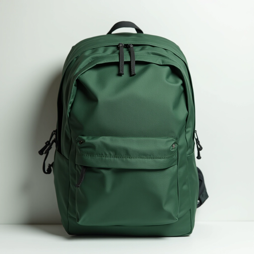 Detailed view of school rucksack showing main compartment, tablet pocket, and interior organization panel layout